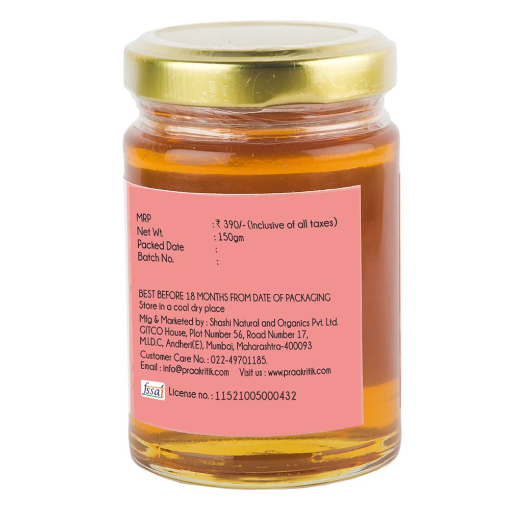 Raw Acacia Honey | 150 G | Praakritik